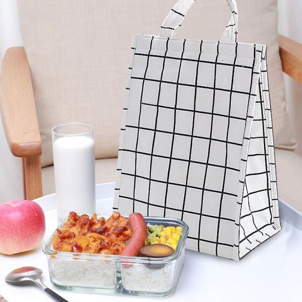 

storage bags lunch bag thickened waterproof with rice cold portable thermal food picnic travel handbag pouch box