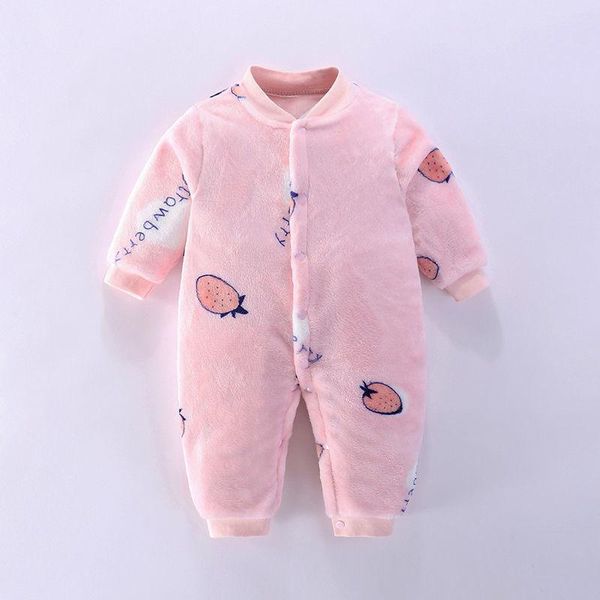 

2021 baby spring autumn clothing infant baby girl boy winter knitted romper jumpsuit flannel overall long sleeve clothes, Blue