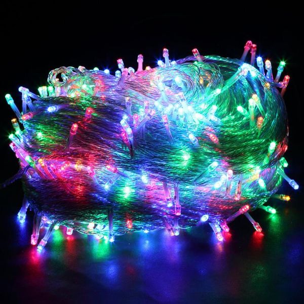 

strings waterproof 328ft 100m 600 led light string lamp for decoration christmas xmas party wedding holiday 110v/220v