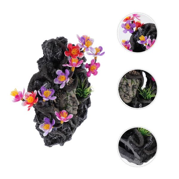 

decorations aquarium landscaping rockery decor resin fish tank statue