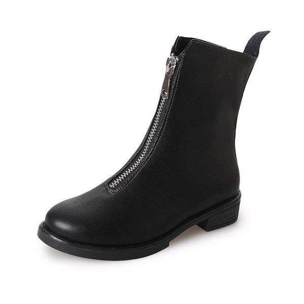 

boots 2021 winter women's and pointed ladies leather fashion black size