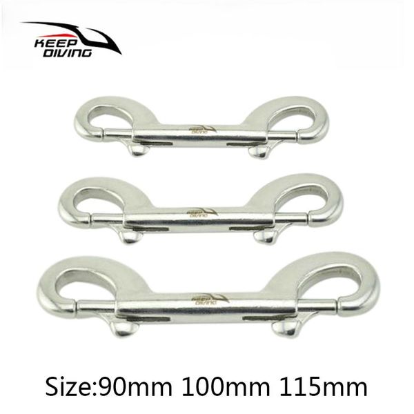 

pool & accessories 316 stainless steel scuba diving double ended hook bcd chioce snap bolt kit quick draw