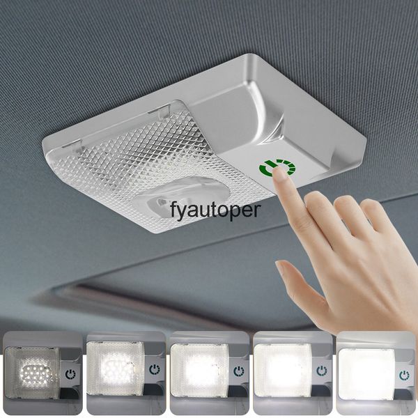 Ajustável para Camper RV Trailer Touch Dimmer Carro Interior Iluminação LED Leitura Leitura 12V Teto Cúpula Luz