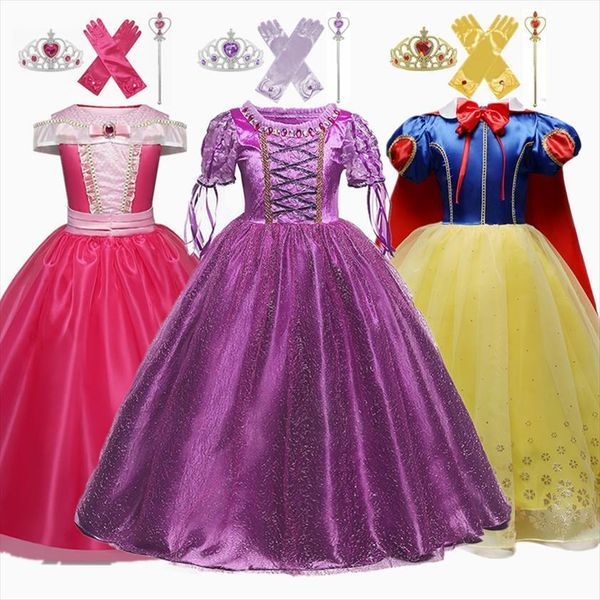 

cosplay costume belle up girl dress princess beauty for girls 4 10t birthday party halloween ropa, Red;yellow