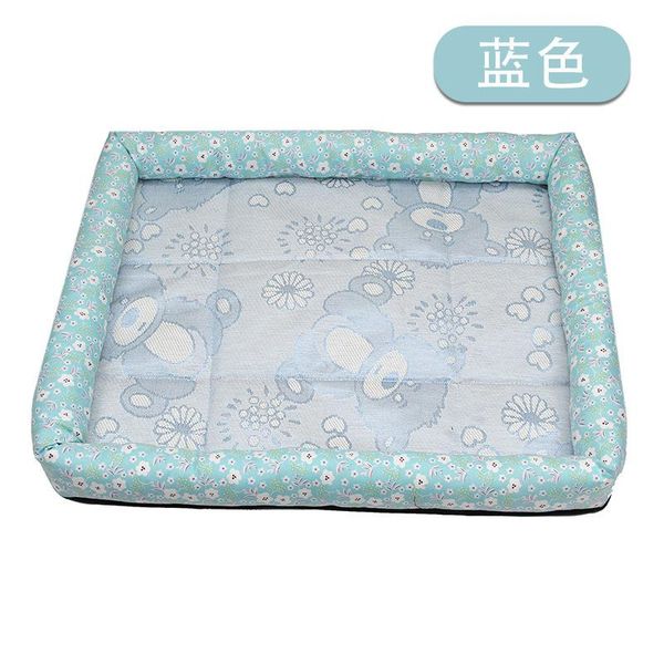 

kennels & pens summer pet ice mat dog silk breathable cat square bed