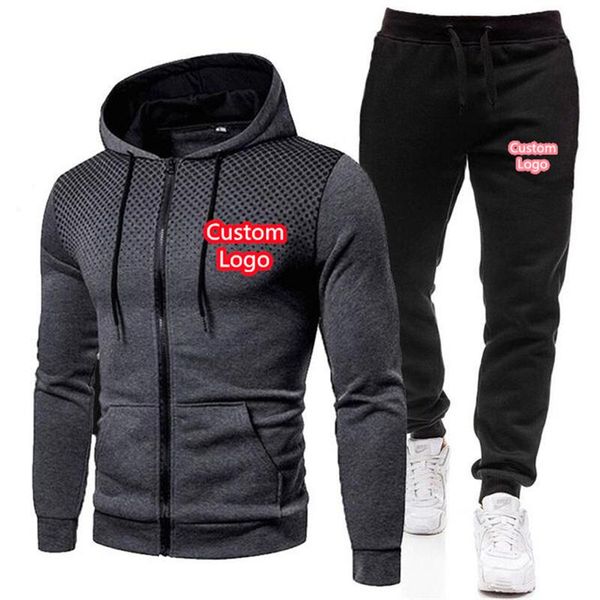 

men's hoodies & sweatshirts hooded sweatshirt and trousers set, harajuku sportswear, casual brand autumn winter, 2021, Black