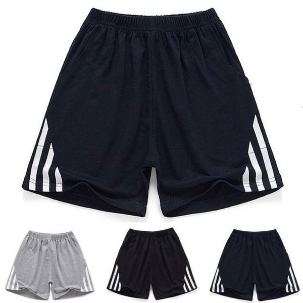 

shorts cotton for kids boy comfortable breathable sports running training summer, Black
