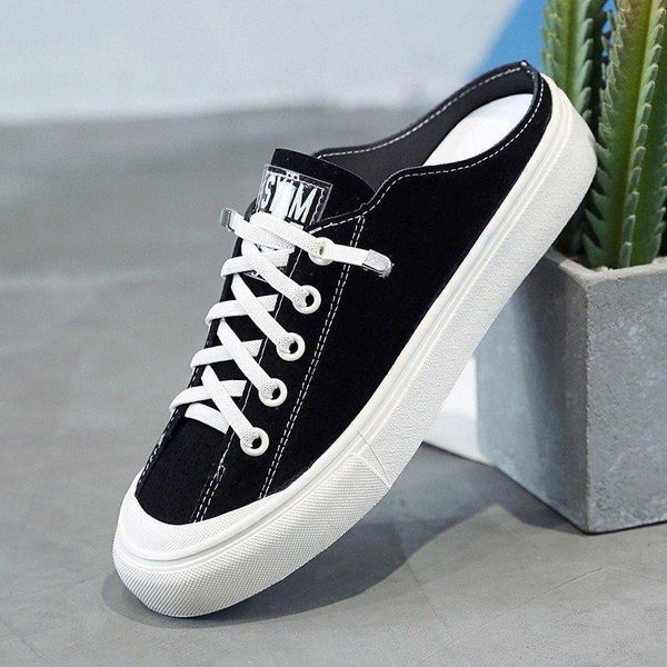 

spring ladies slippers casual waterproof platform flat shoes comfortable outdoor slippers zapatos de mujer women slides, Black