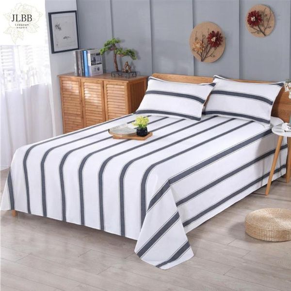 

sheets & sets bedding sheet home textile printing stripe color flat bed linen for king queen size ( no case ) f0169