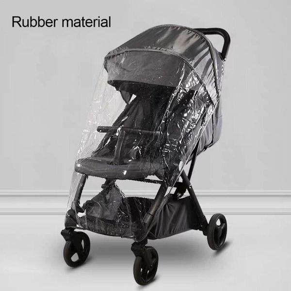 

stroller parts & accessories universal rain cover waterproof wind dust shield baby pushchair pram transparent for strollers