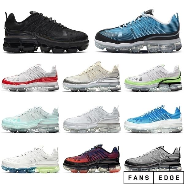 

360 running shoes for men women black iridescent triple white university red gradient upper breathable outdoor mens trainers sports sneaker