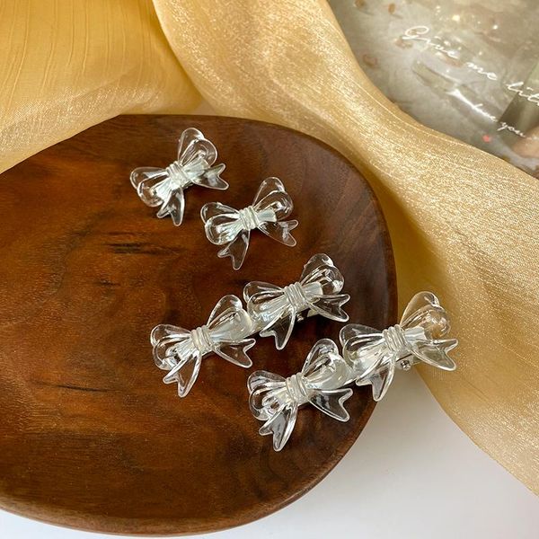 

hair clips & barrettes resin pin for women fashion bow sweet headwear girls clip accessories, Golden;silver