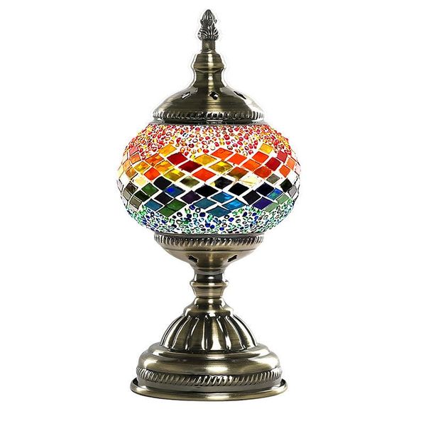 

table lamps mediterranean retro e14 lamp turkish glass mosaic lights for study bedroom bedside home decor art lighting