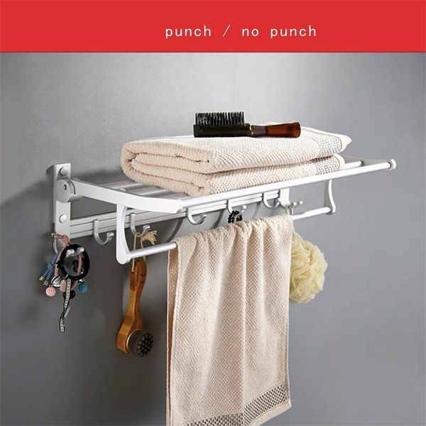 

bath accessory set punching sanitary napkin rack toilet storage airing wall hanging dry rod hanger space aluminum