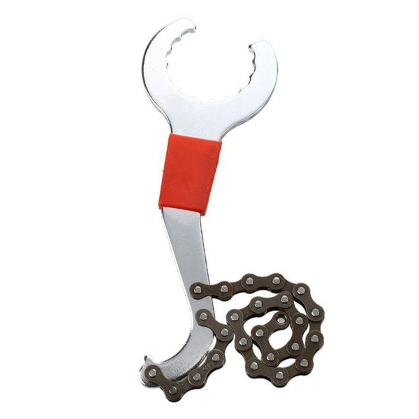 

tools 3 in 1 bike bicycle chain whip bottom bracket heel wrench lockring tool