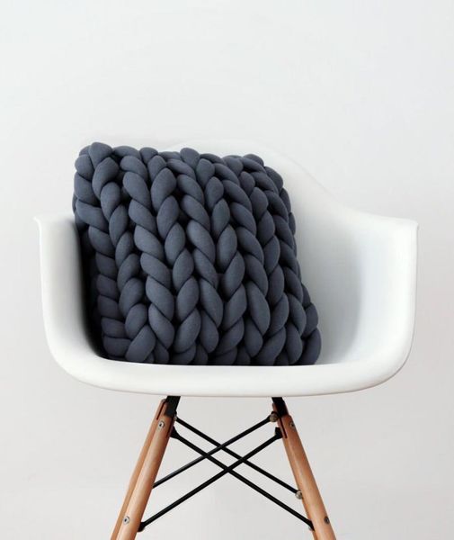 

pillow hand made nordic room decoration sofa chair hand-woven thick car