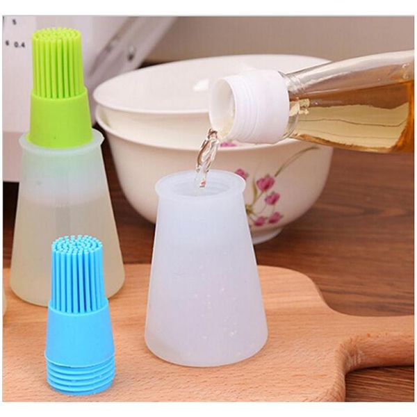 

sile barbecue oil bottle brush heat resisting sile bbq cleaning basting oil brush useful and convenient jllokt soif
