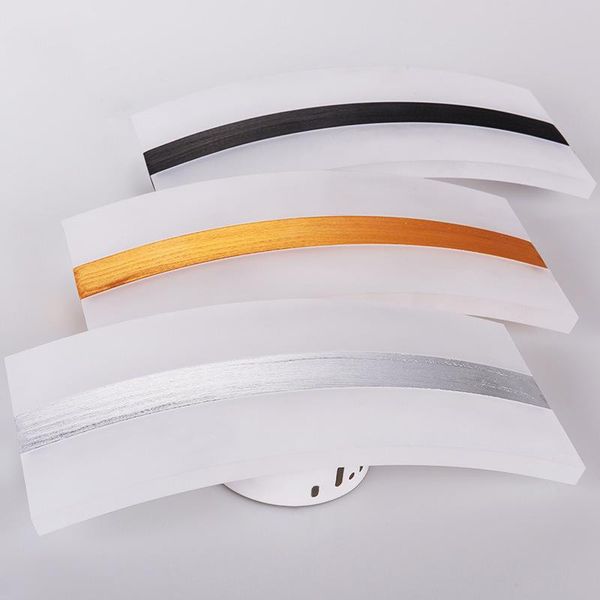 

wall lamps simple and creative curved acrylic led lamp el stairs aisle room bedside