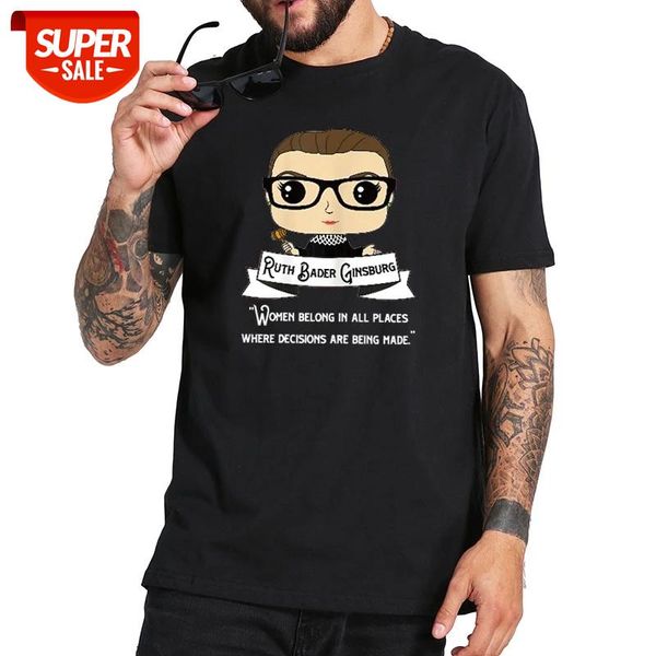 

cute rbg ruth bader ginsburg be independent feminist t shirt 100% cotton soft breathable tee #7r8q, White;black