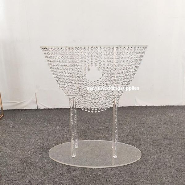 

party decoration acrylic wedding centerpiece crystal flower stand table event senyu2514