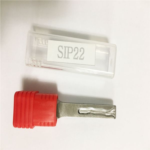 SIP22 puxar chave de aço inoxidável cofre rápido bloqueado lâmina de torção colisão chaveiro ferramenta porta ferramenta de porta de bloqueio de locksmith kit abridor