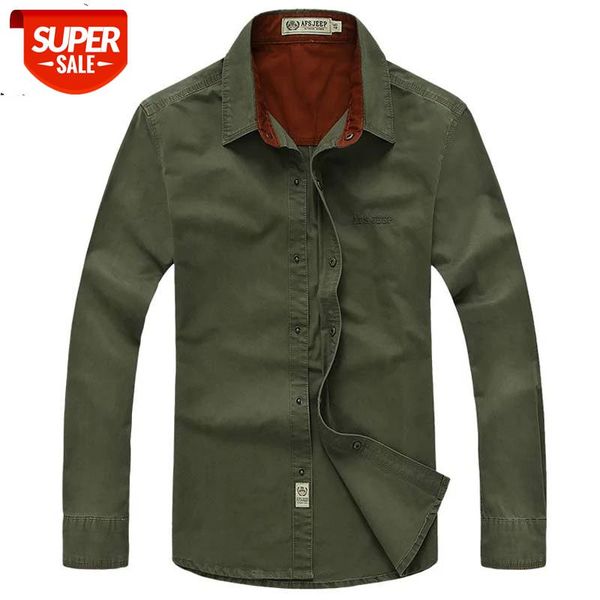 

brand spring and autumn men long sleeved shirt men 100% cotton casual mens shirts military army green camisa masculina #4t7n, White;black