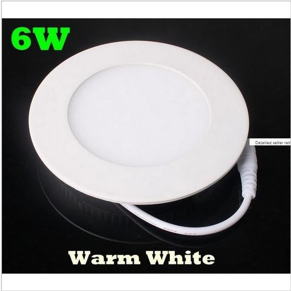 

thickness 3w/6w/9w/12w/15w/18w/24w round dimmable led downlight emergency led panel / painel light lamp for bedroom luminaire