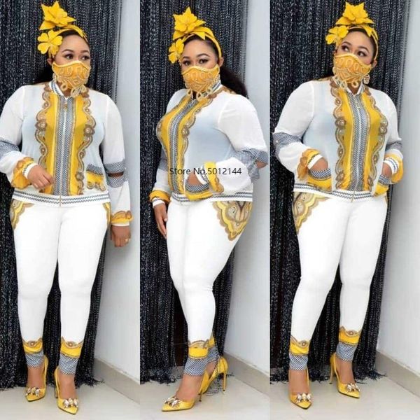 

ethnic clothing 2 two piece set women african clothes dashiki fashion africa suit and pants super elastic party suits lady, Red