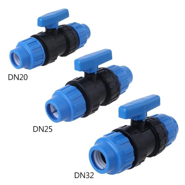 

watering equipments 1pc 50/60/70mm pvc pipe union ball shaped garden irrigation water connector tube for agricultural