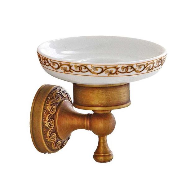 

soap dishes vintage style brass wall mounted bath shower dish holder plate antique ceramics shelf tray for home bathroo