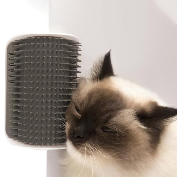 

cat toys massage brush pet corner self groomer comb with catnip rubs cleaning tickling supplies
