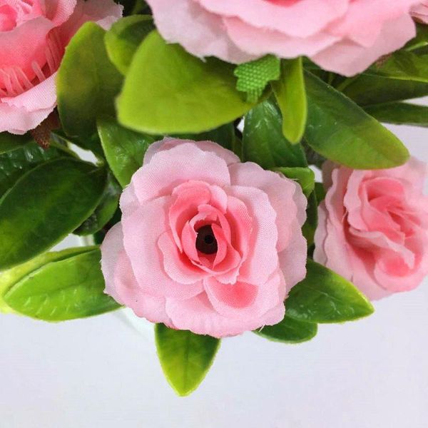 

small artificial bonsai tablehome decoration 12pcs rose fake flower