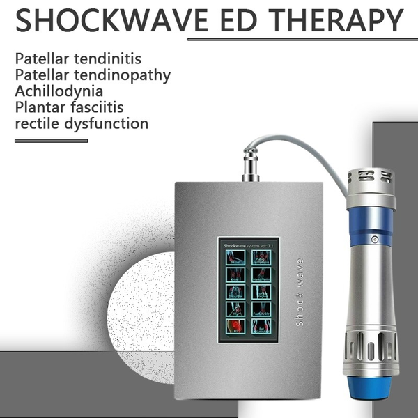 

brand shock wave therapy equipment shockwave machine touch screen massage gun health care device for pain relief