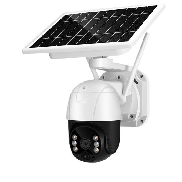 

cameras 3mp wifi solar ip camera outdoor human detection wireless ptz 40m color night vision 2-way audio home security
