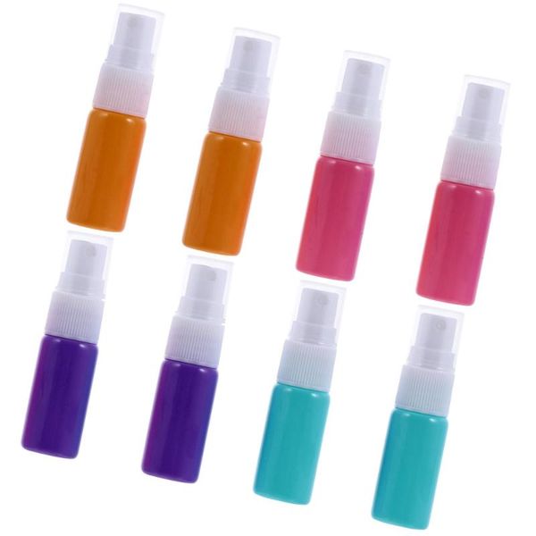 

storage bottles & jars 8pcs 10ml refillable essential oil bottle glass sprayer travel supplies