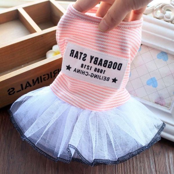 

pet bomei sherry bear teddy small dog dress cat summer thin princess skirt