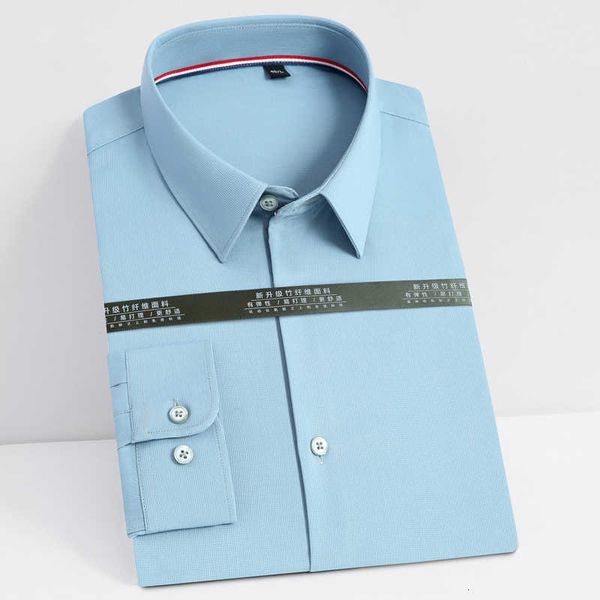 

spring/fall men bamboo fibres effen shirts pocket-minor design comfortable long mouw standard fit smart casual shirt, White;black