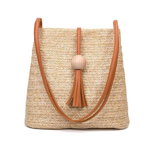 

evening bags selling women lady girl shoulder bag handbag tassel straw buckle for travel mobile phone