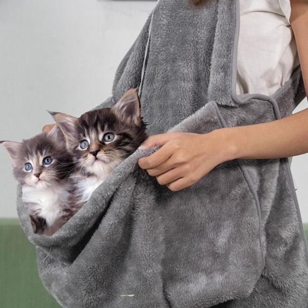 

cat costumes dog carriers bags supplies pet sleeping mat gary apron winter warm coral fleece for puppy supplier
