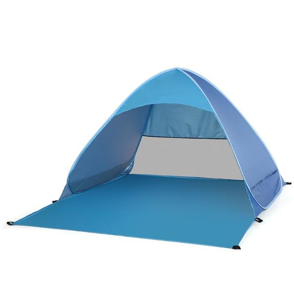 

tents and shelters automatic instant up beach tent lightweight outdoor uv protection camping fishing cabana sun shelter for hiking