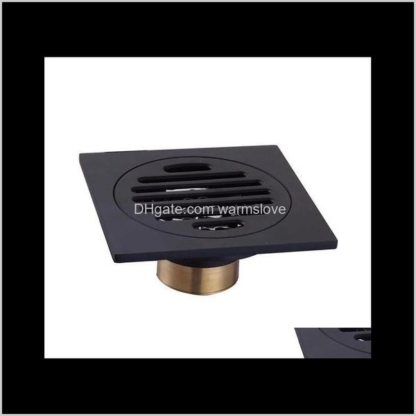 

rolya alba black square solid brass 100mm anti-odor floor drain cubix shower grates ajkqw vfzky