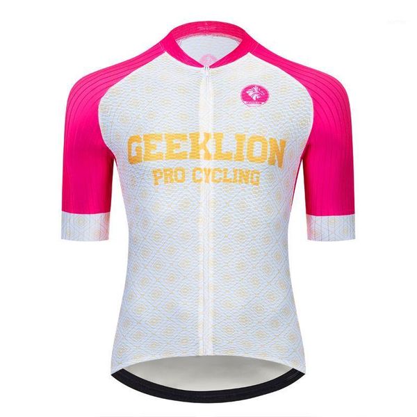 

racing jackets geeklion summer aero cycling jersey laser cut ending sleeves mtb wear ropa kit1, Black;red