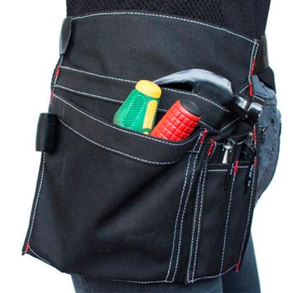 

storage bags upgraded fanny pack belt organizer tool waist bag for carpenters and builders durable canvas construction adjustable