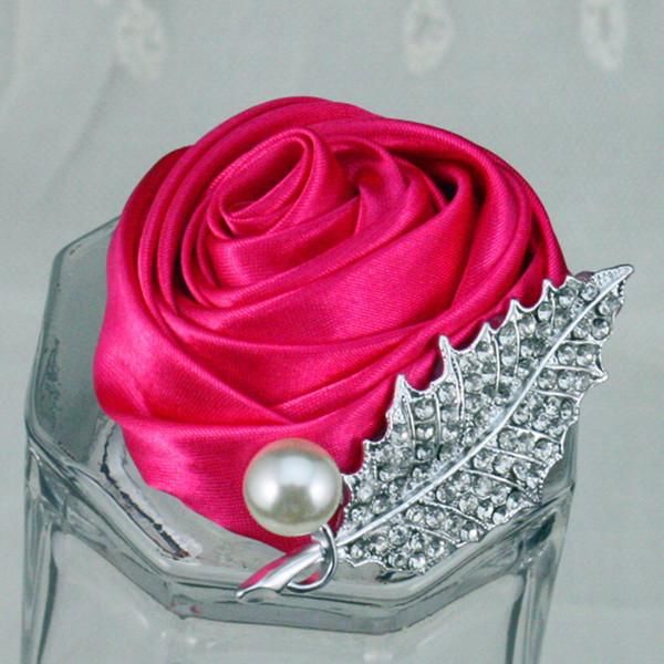 

12 colors brand new wedding groomsman groom boutonniere party prom man corsage hand custom made satin rose men suit brooch pin