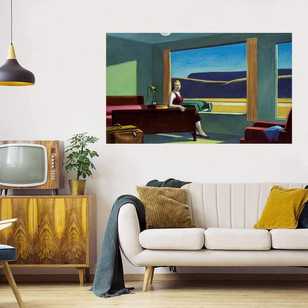 

edward hopper western motel home decoration handcrafts /hd print oil painting on canvas wall art canvas picture 210226