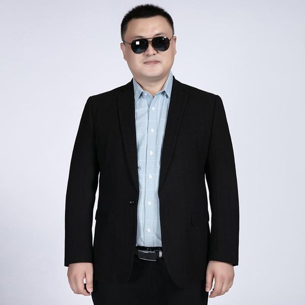 

men's suits & blazers slim fit casual jacket cotton men blazer single button mens suit 2021 autumn patchwork coat male suite, White;black