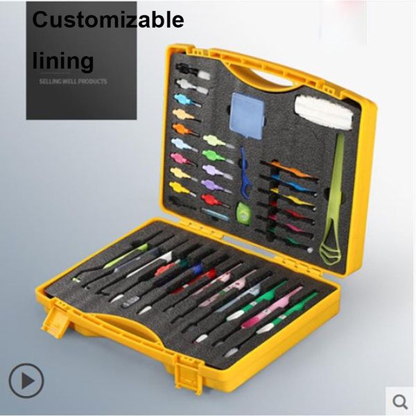 

tool organizers multi functional portable plastic hardware toolbox customized packaging box for instrument case equipment