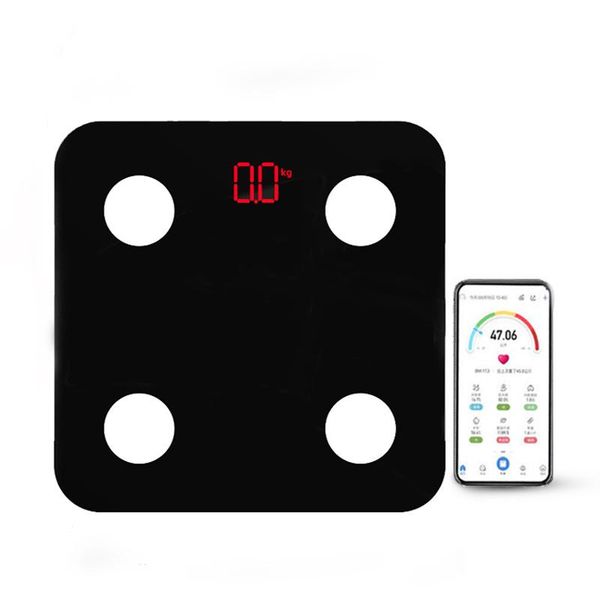 

smart scales bathroom bluetooth body scale bmi fat led digital weight balance composition analyzer