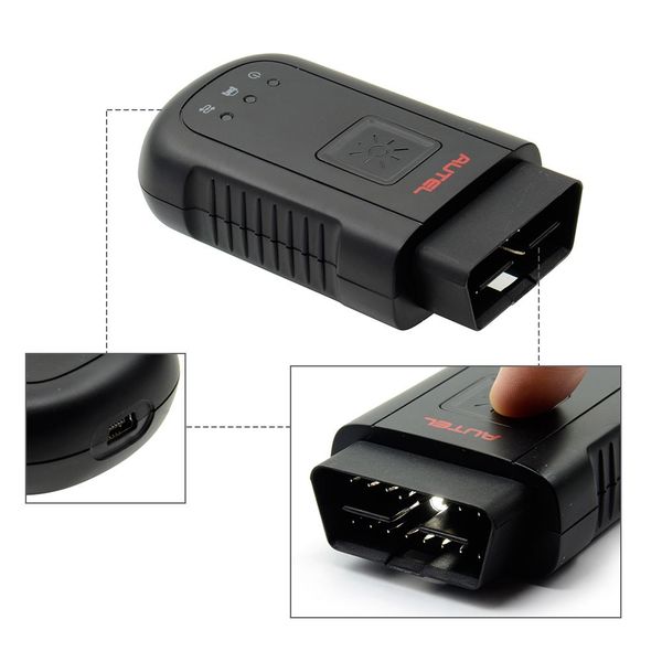 

For Autel VCI MaxiVCI V100 Wireless Diagnostic Interface Bluetooth MaxiSys MS906TS MS906BT DLC BT USB