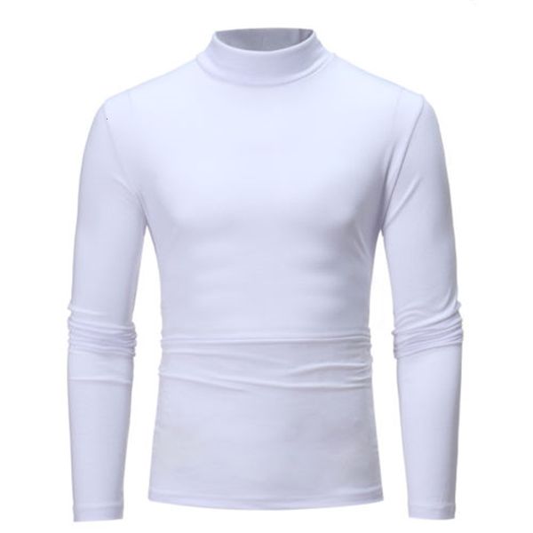 

men casual turtle neck long sleeve cotton t shirt man's t-shirt cloth